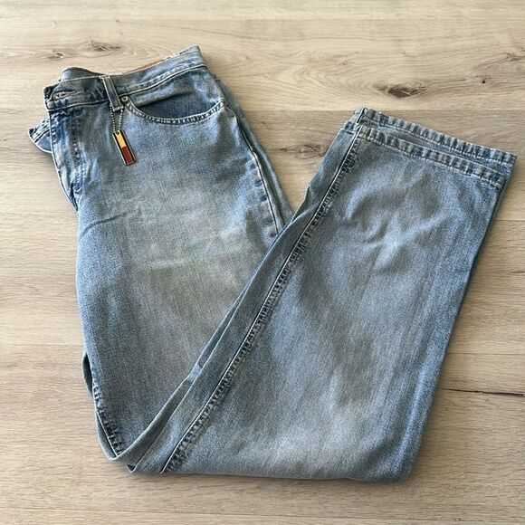 Tommy Hilfiger Straight Leg Vintage 90’s Jeans Blue 14L EUC - Picture 2 of 10